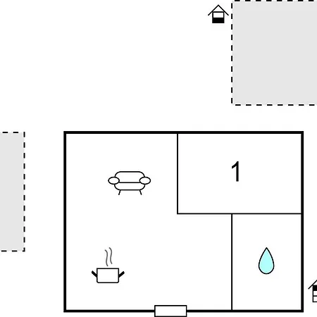 Apartment In With Kitchen *